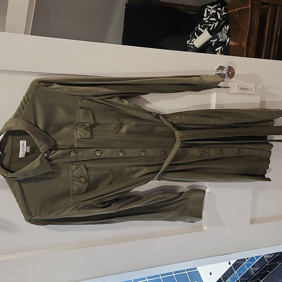 NWT Calvin Klein Button Down Dress - Picture 4 of 4